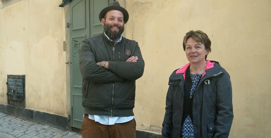 Porträtt av Beppe Singer och Yvonne Forsell.