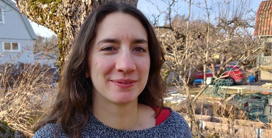 Porträtt av Sandra Tamm, läkare och Hjärnfondens stipendiat