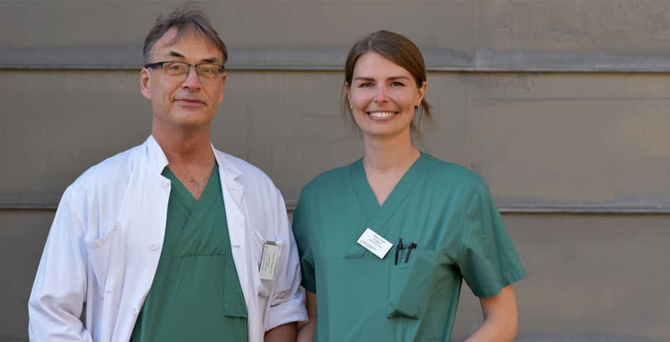 Porträtt av Niklas Marklund och Anna Gard.