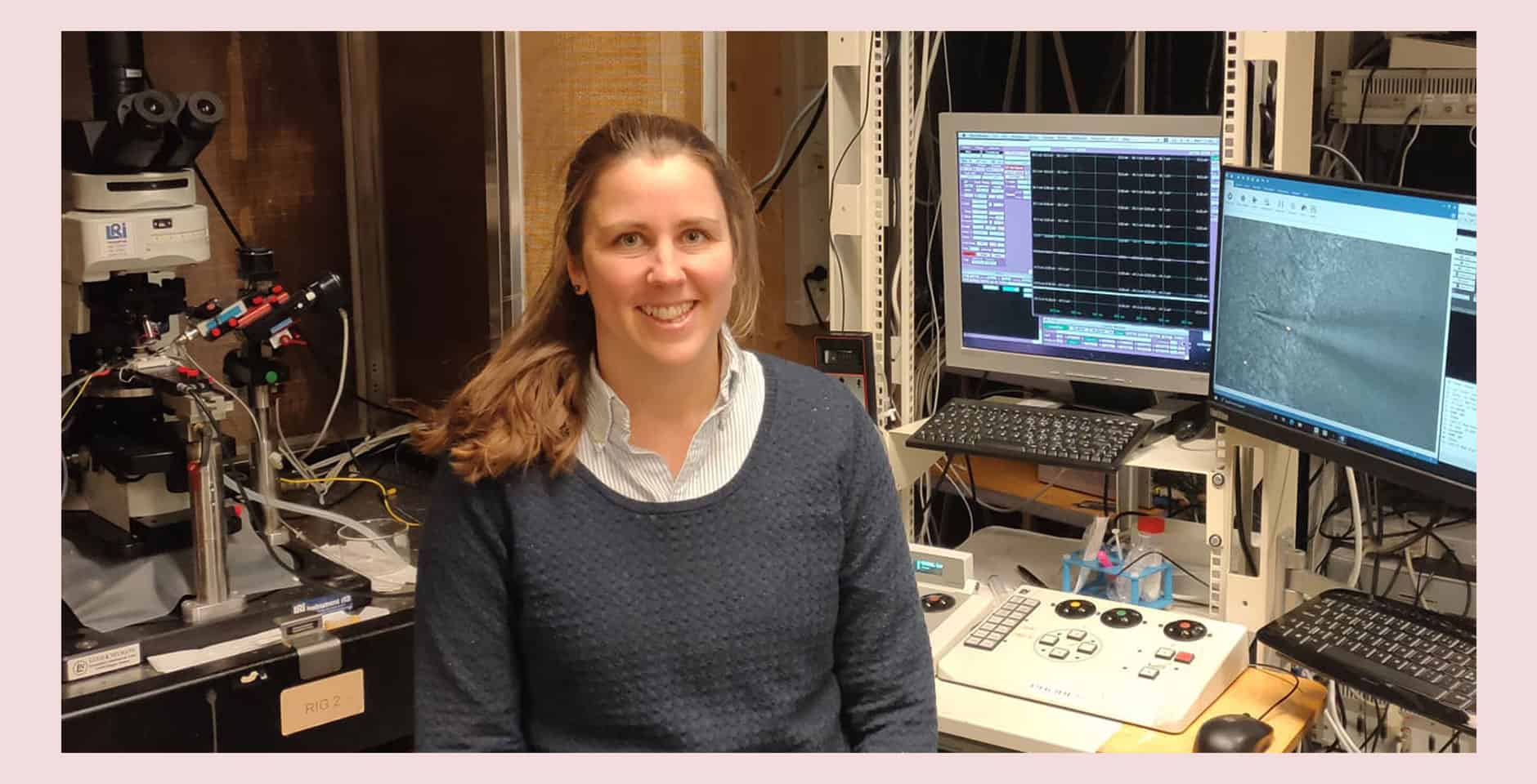 Porträtt av Jenny Wickham, en av Hjärnfondens stipendiater.