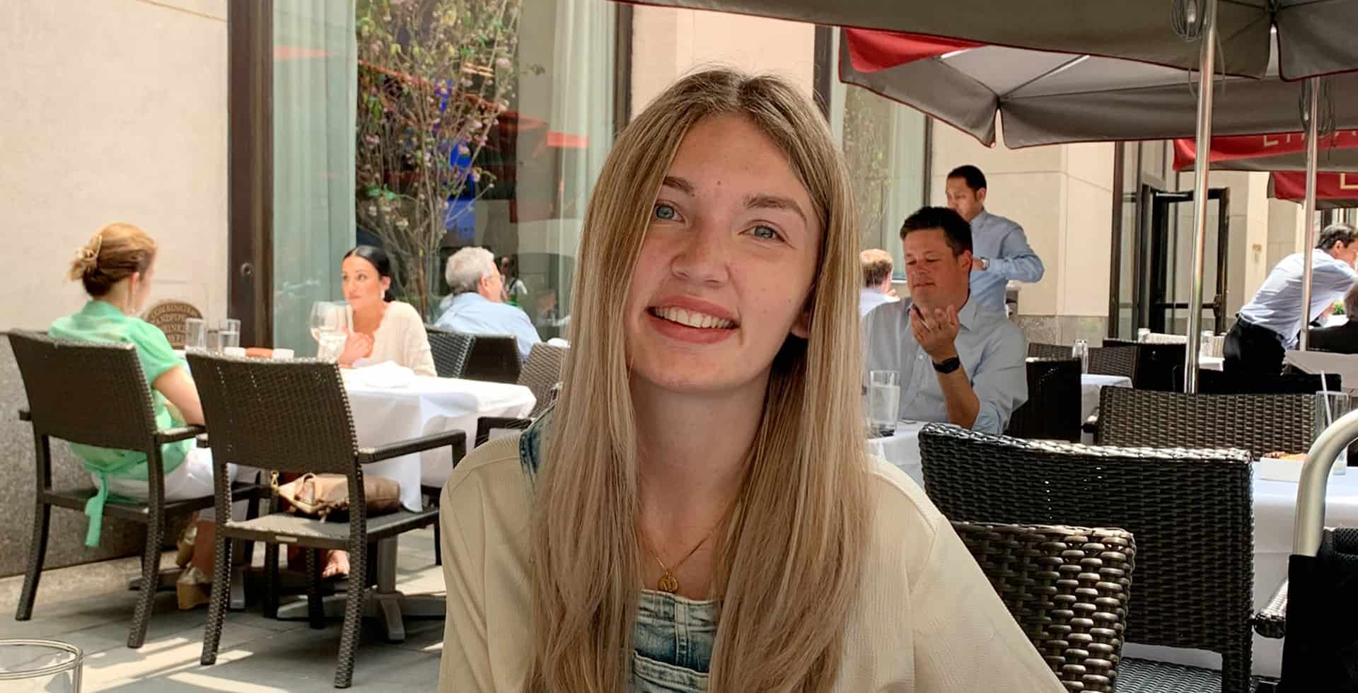 Porträtt av Victoria Sandsjoe.