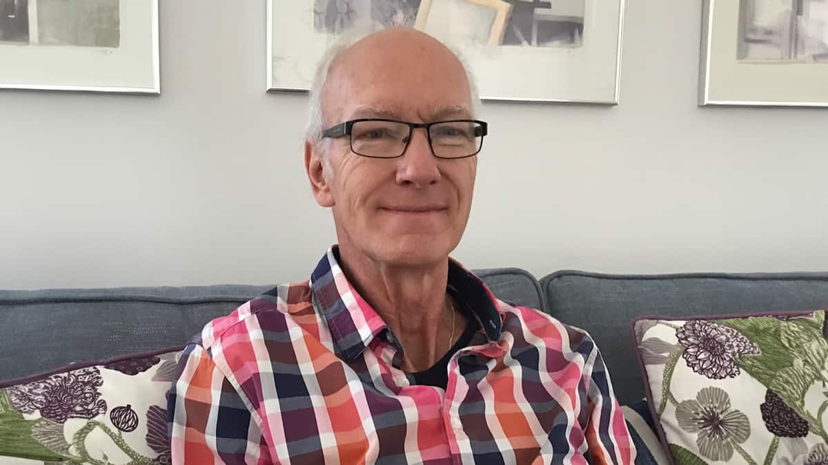 Porträtt av Jerry Lundin, Annas pappa.