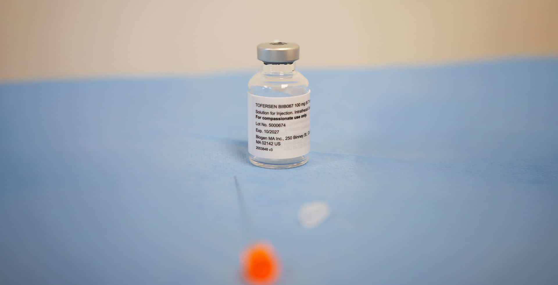 En läkemedelsflaska.