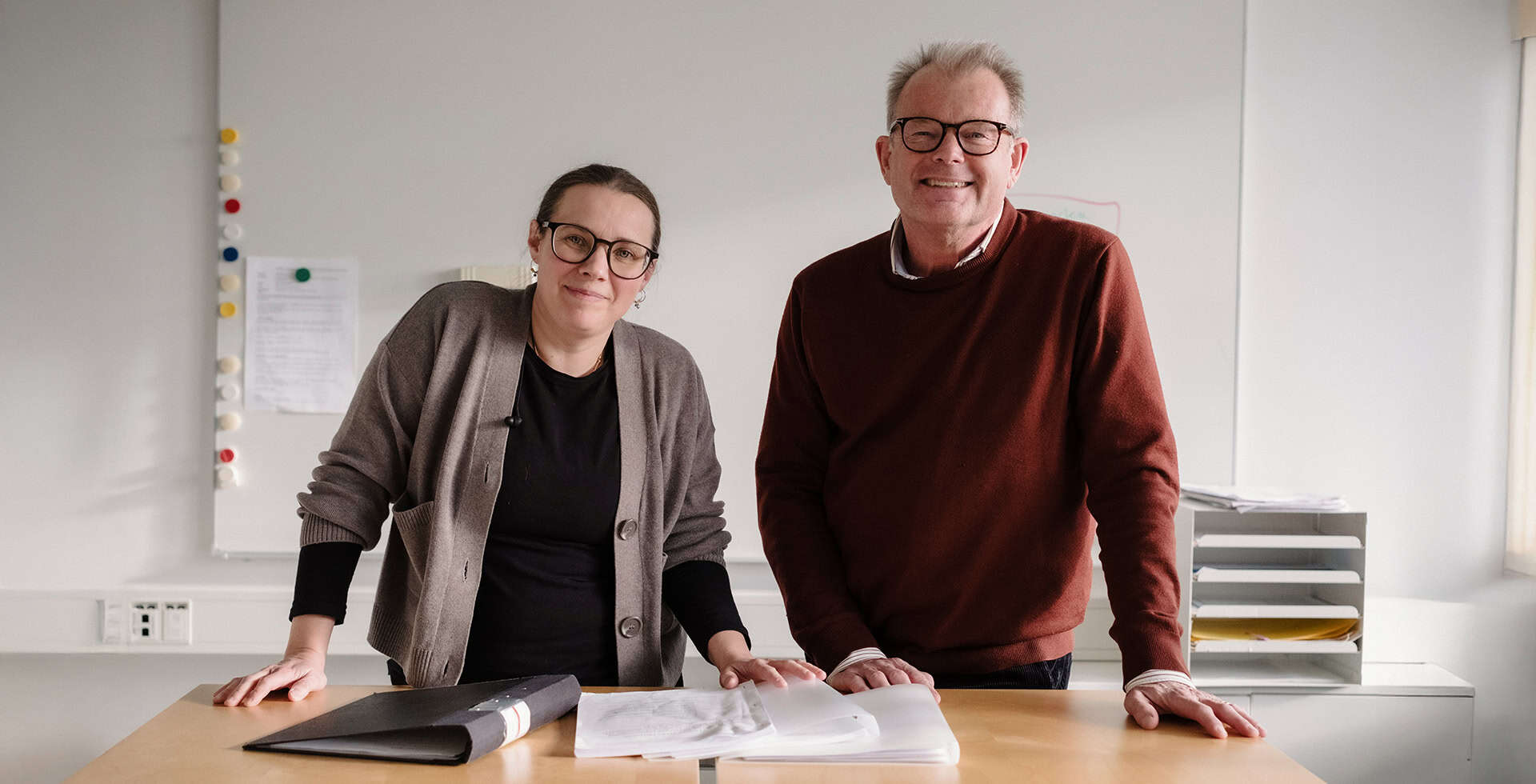 Porträtt av Andrea de Bejczy och Bo Söderpalm.